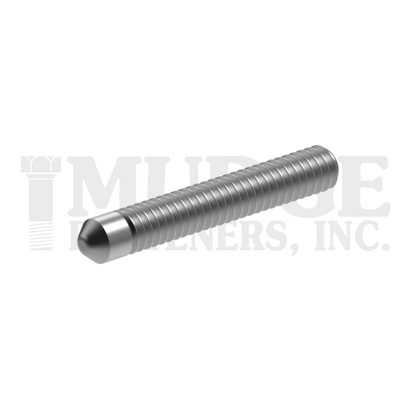 324R37B431100CHZC 3/8 X 7/16 X 1" | ROUND BASE WELD NUT W/.5625 CHAMFER ZINC NON-THREADED